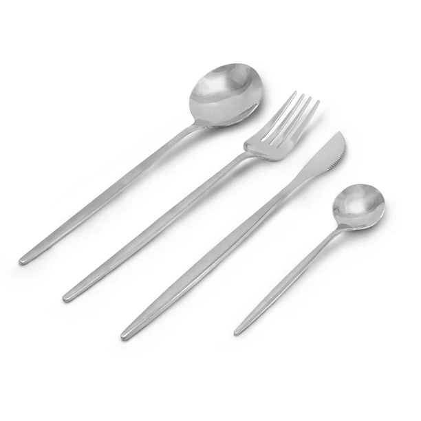Premium 4-Piece Cutlery Set - Silver
